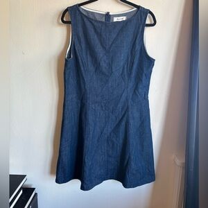 Madewell denim aline mini dress